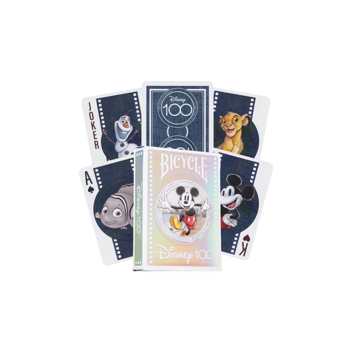 Cartes Bicycle - Disney 100Ème Anniversaire