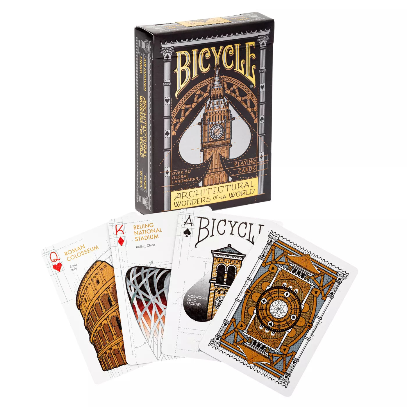 Cartes Bicycle - Architectural Wonders Of The World