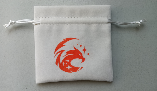 Bourse en Velours pour rangement Dés - Petit format - Dragon