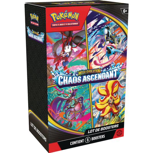Pokémon ME04 Chaos Ascendant : Bundle - 6 boosters