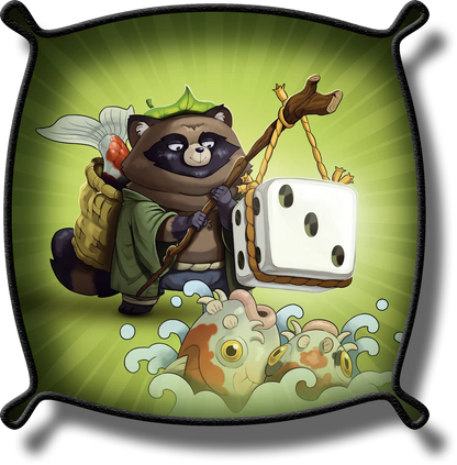 Piste de dés Yokai Tanuki (21x21cm)