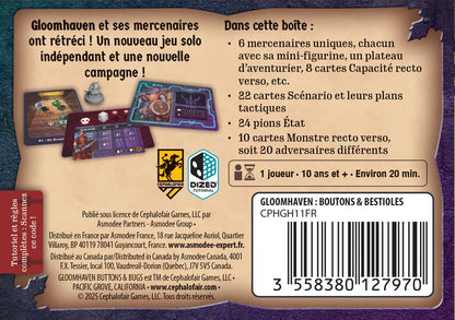 Gloomhaven : Boutons et bestioles