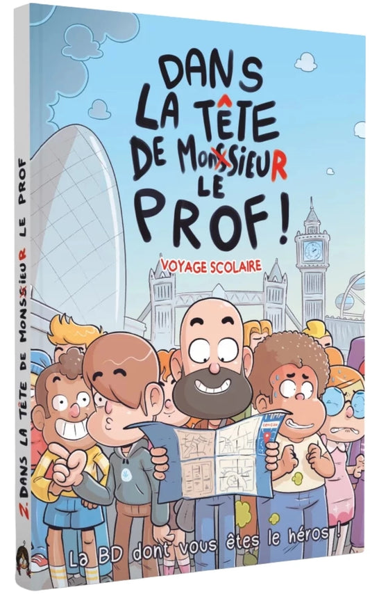Livre Jeu - Bd Dans la Tête de Monsieur le Prof, Voyage à Londres