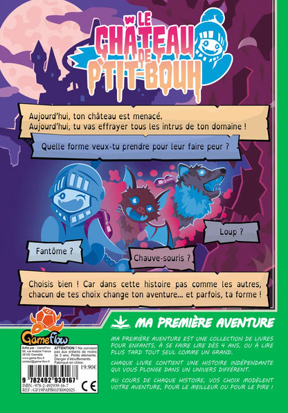 Livre jeu - Ma 1ère aventure : Le Chateau de P'tit Bouh
