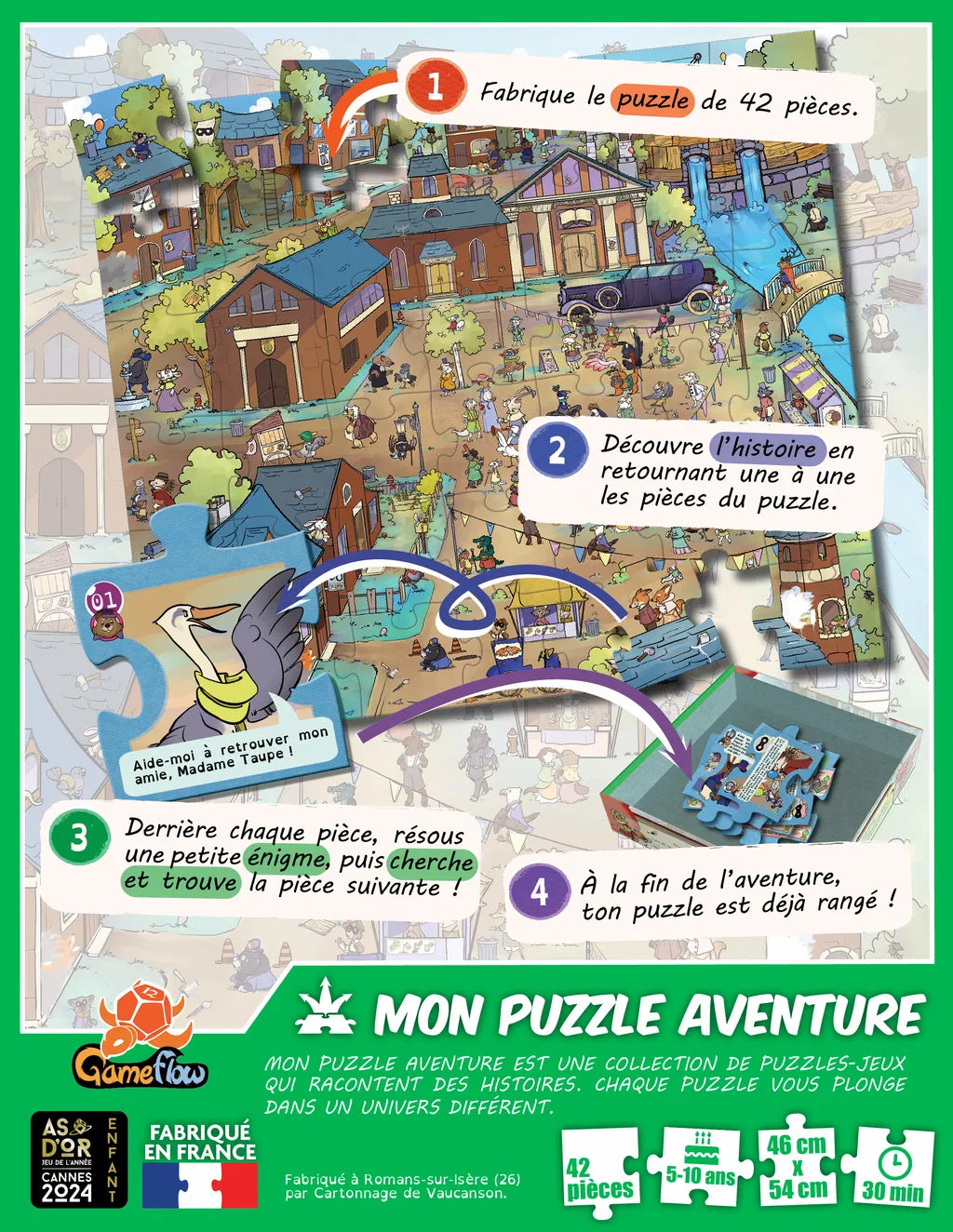 Mon puzzle aventure : Petites Détectives