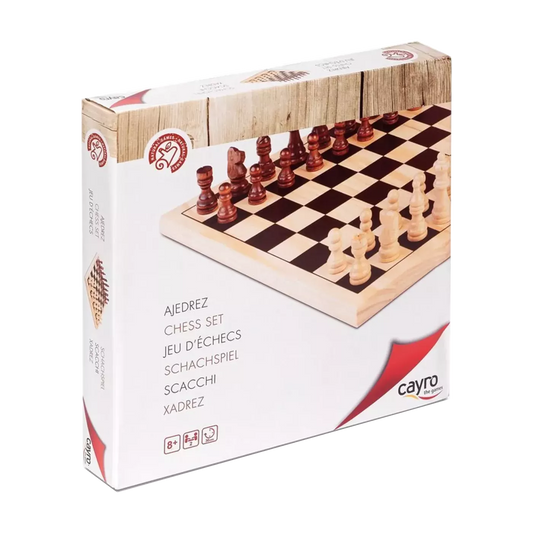 Echecs En Bois 30X30 Cm