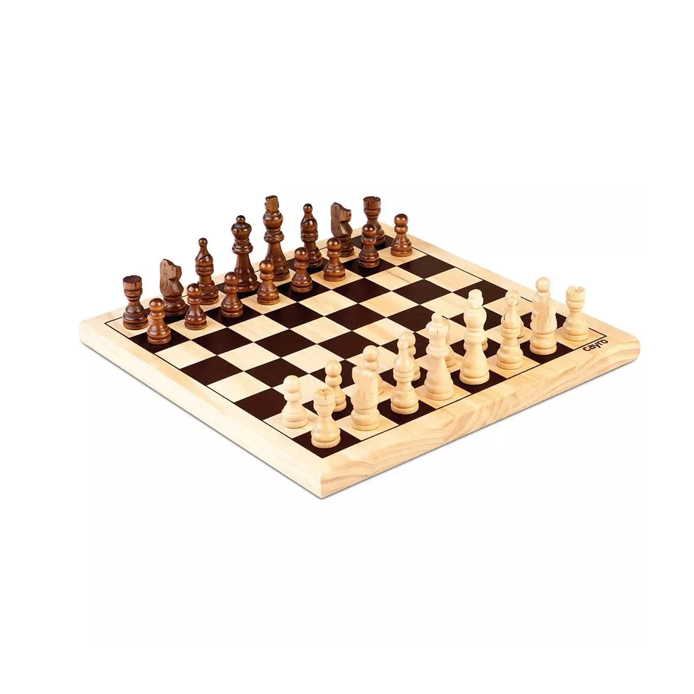 Echecs En Bois 30X30 Cm