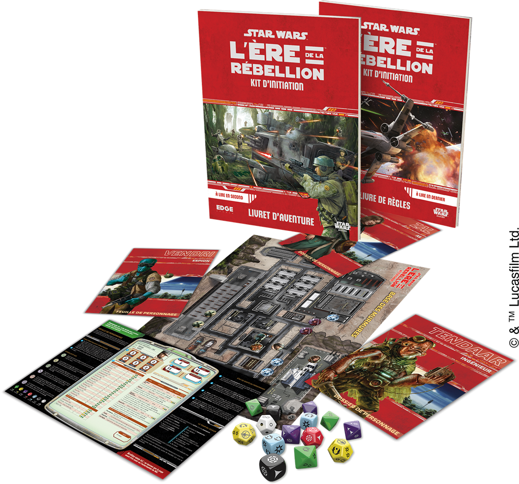 JDR Star Wars : L'Ere de la Rébellion Kit d'Initiation