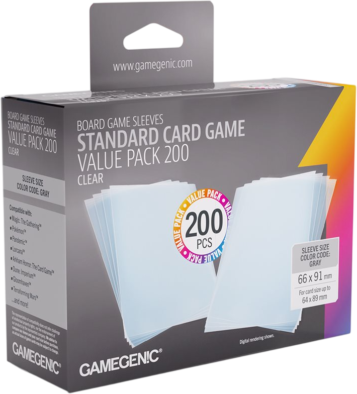 GG : Standard Sleeves Value Pack - 250 protege-cartes