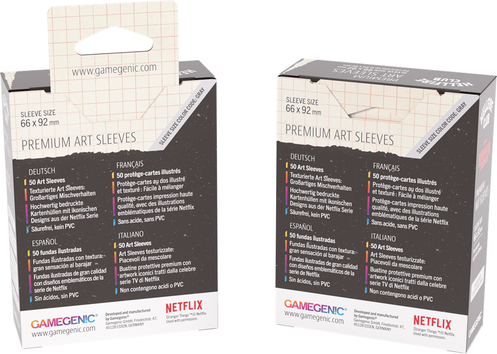 GG: Stranger Things Hellfire Club Sleeves Eddie