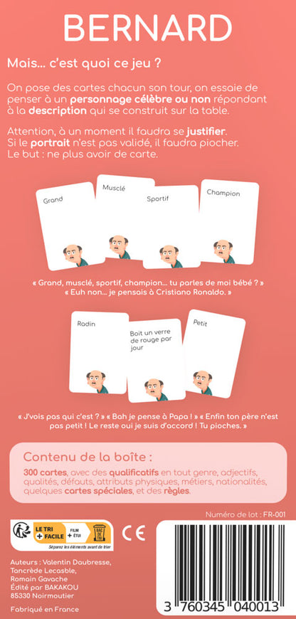 Jeu d'occasion - Bernard