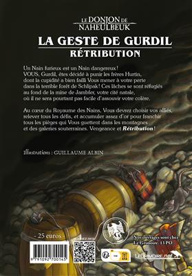 Livre Jeu Donjon de Naheulbeuk : Geste de Gurdil Rétribution