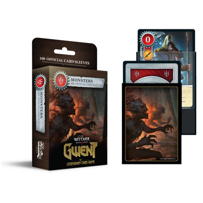 Gwent Protège-cartes Monstres 100 pcs