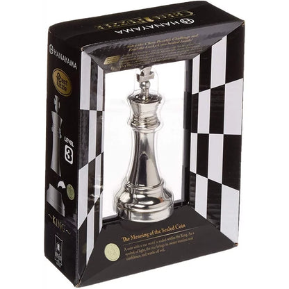 Casse-Tête Huzzle Cast Chess King - Silver