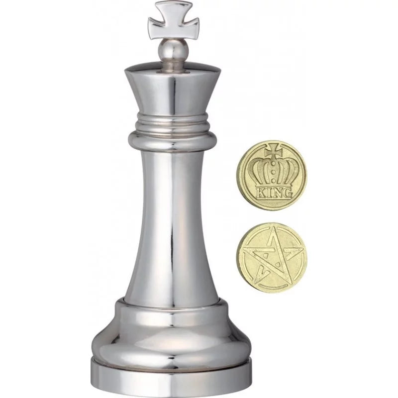 Casse-Tête Huzzle Cast Chess King - Silver