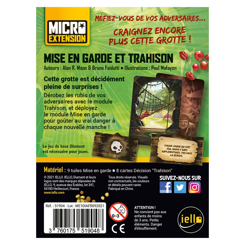 Diamant - Micro Extension :  Mise en Garde et Trahison