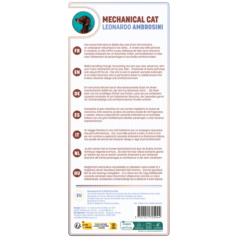 Puzzle UNIVERSE - 1000p : Mechanical Cat