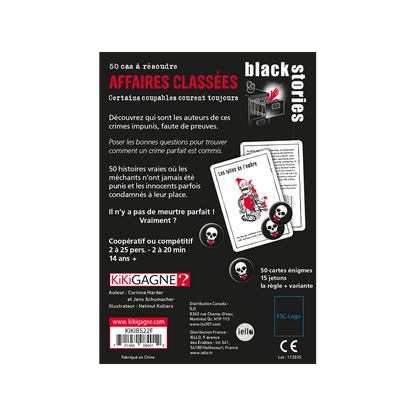 Black Stories : Affaires Classées