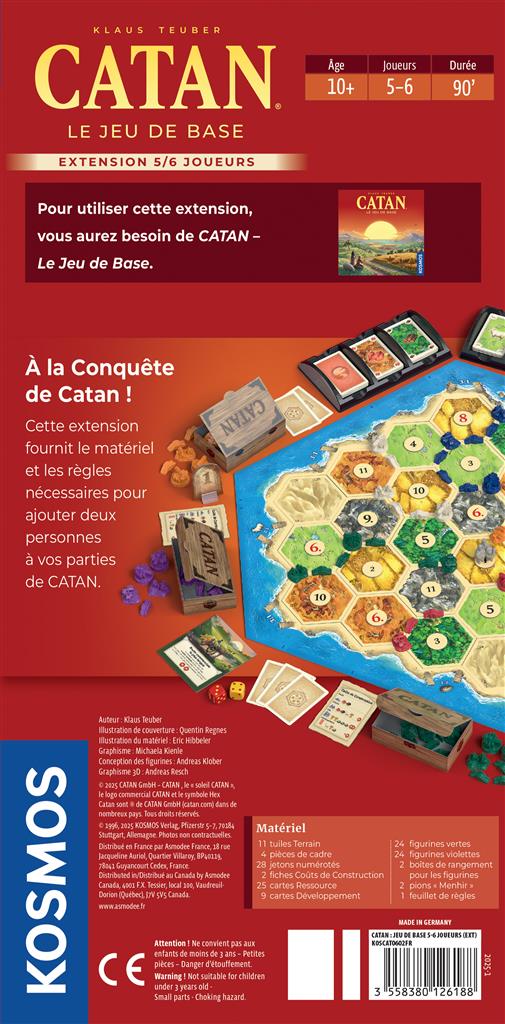 Catan - Ext 5/6 joueurs Base
