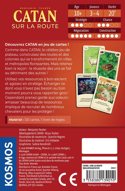 Catan - Sur la route : le jeu de cartes