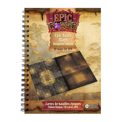 Livre Plateau de Jeu : Donjons (305x420 mm) Taille XL - Couverture rigide