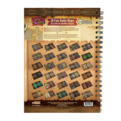 Livre Plateau de Jeu : Donjons (305x420 mm) Taille XL - Couverture rigide