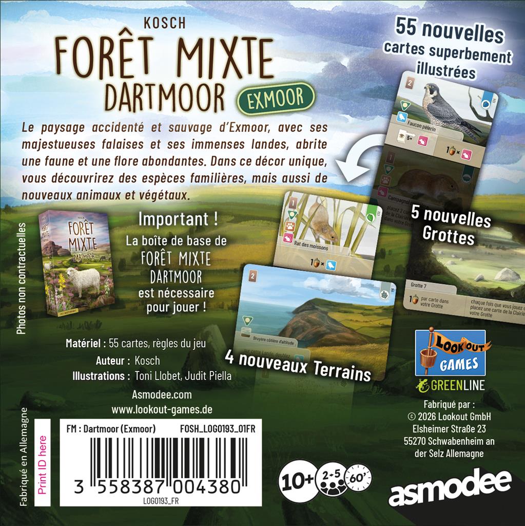 Forêt Mixte : Dartmoor - Extension Exmoor