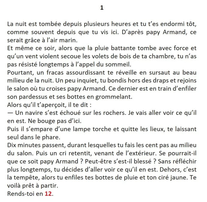 Livre jeu - Navire en détresse