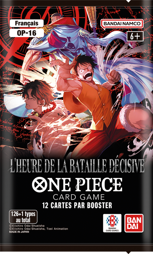 One Piece : OP16 - L'heure de la bataille décisive - Booster FR