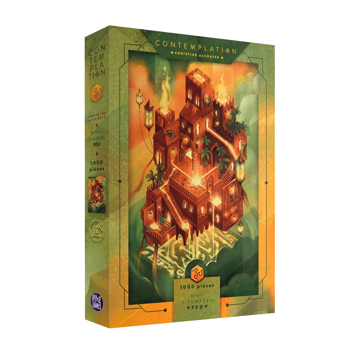 Puzzle Contemplation : Feu - 1000 Pièces