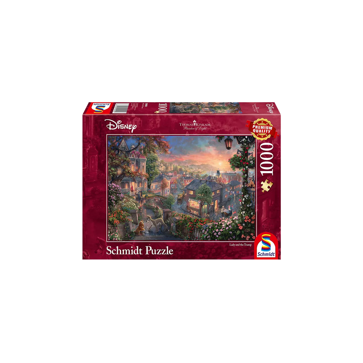Puzzle Disney 1000 Pcs - La Belle Et Le Clochard [59490]