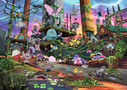 Puzzle 1000 P - Pokémon - Voltali et centrale électrique recyclée