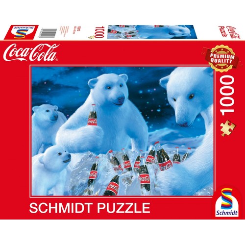 Puzzle Coca Cola 1000 pcs - Ours Polaires  [59913]