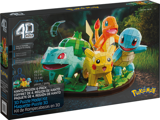 4D Build Pokémon - Diorama Région Kanto