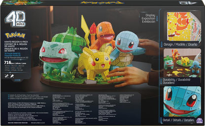 4D Build Pokémon - Diorama Région Kanto