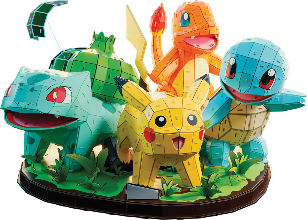 4D Build Pokémon - Diorama Région Kanto