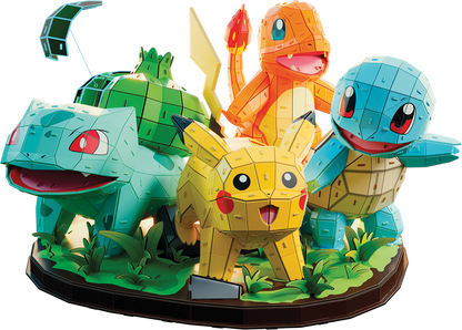 4D Build Pokémon - Diorama Région Kanto