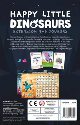 Happy Little Dinosaurs : Extension 5-6 joueurs