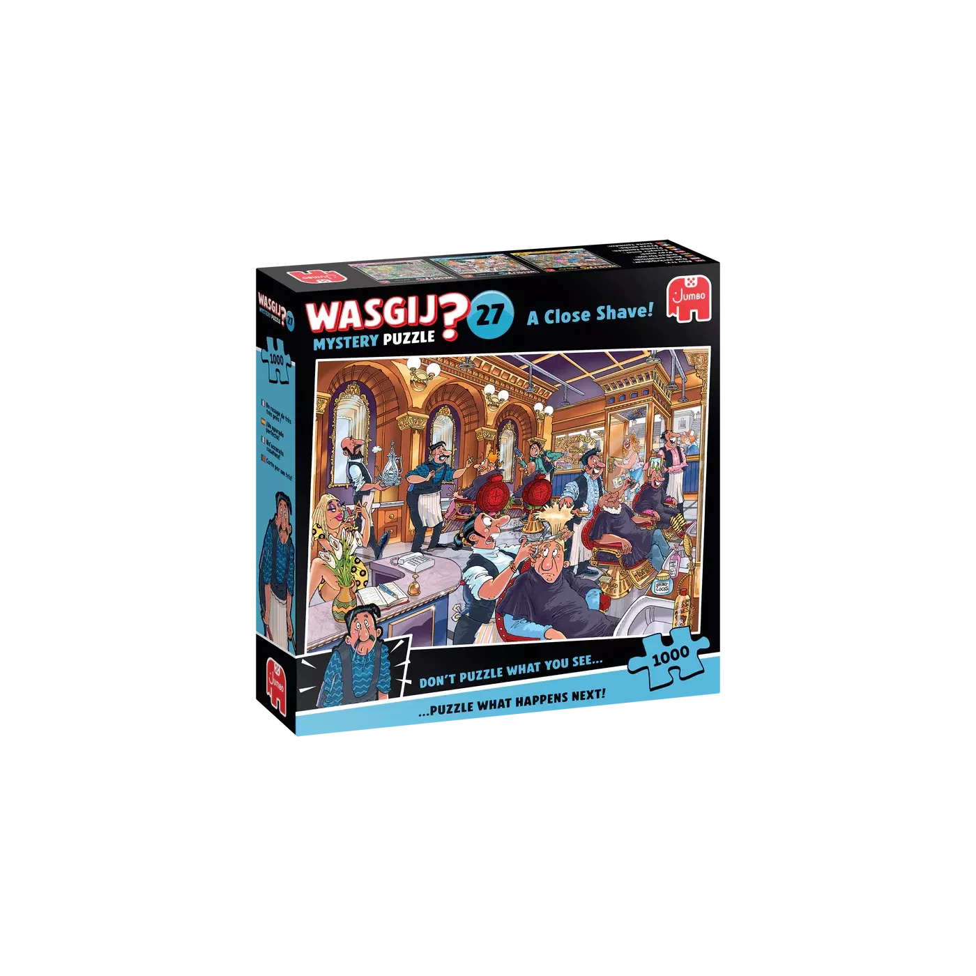 Puzzle Wasgij Retro Mystery 27  - 1000 pcs - Un rasage de très très près !