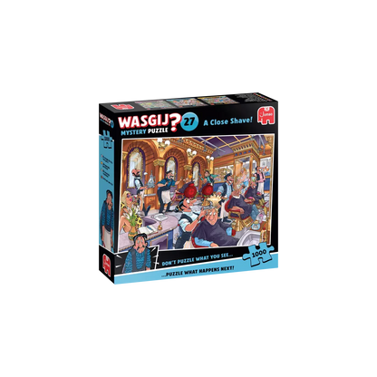 Puzzle Wasgij Retro Mystery 27  - 1000 pcs - Un rasage de très très près !