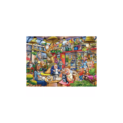 Puzzle Wasgij Mystery 28 - 1000 Pcs - Folie Féline !