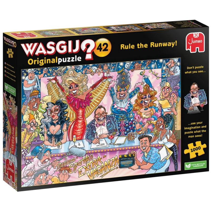 Puzzle Wasgij Original 42 - 1000 pcs - Dominez la Piste !