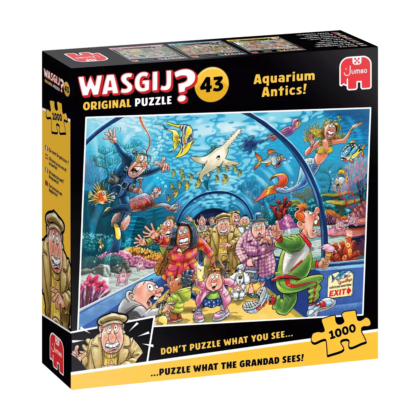 Puzzle Wasgij Original 43 - 1000 Pcs - Ça Sent Le Poisson