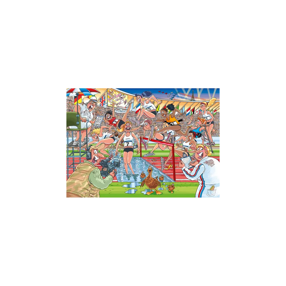 Puzzle Wasgij Original 44 - 1000 Pcs - Jeux D'été !