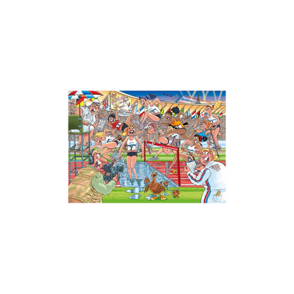 Puzzle Wasgij Original 44 - 1000 Pcs - Jeux D'été !