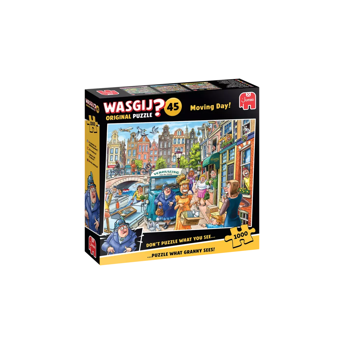 Puzzle Wasgij Original 45 - 1000 Pcs - La Journée Du Déménagement !