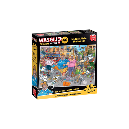 Puzzle Wasgij Original 46 - 1000 Pcs - Frénésie D’achat Dans L’allée Centrale !