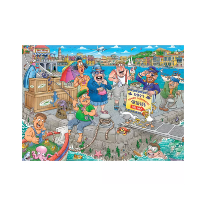 Puzzle Wasgij Original 47 - 1000 pcs - Le Radeau à la dérive