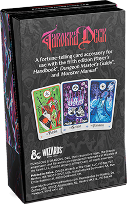 D&D 5 : Ravenloft Horrors Deck EN