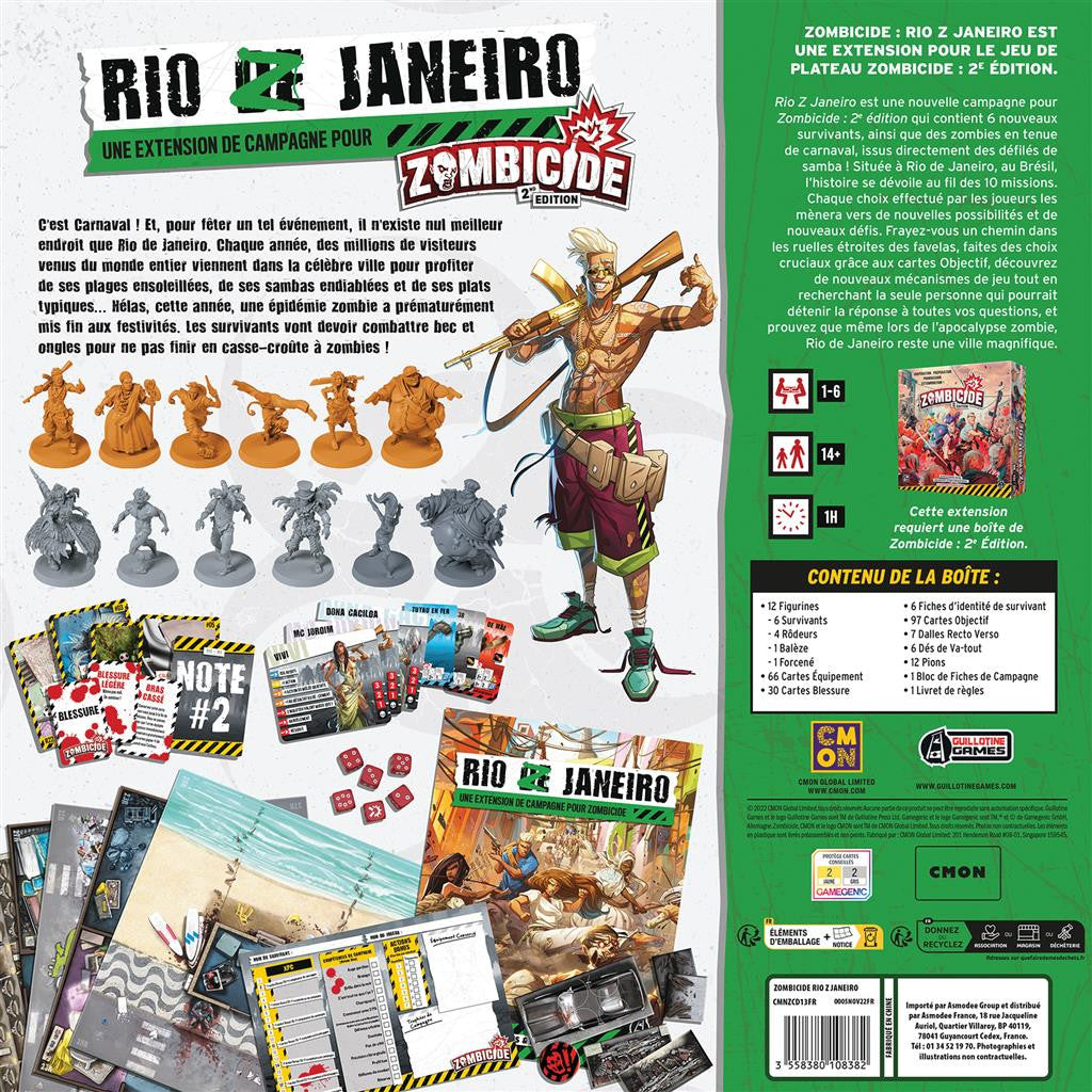 Zombicide V2 - Extension Rio Z Janeiro